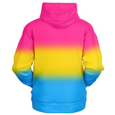 Pansexual Pride Ombre Full-Zip Hoodie Full-Zip Hoodie PRIDE MODE